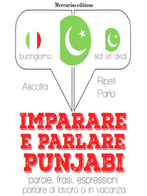 cover image of Imparare & parlare punjabi